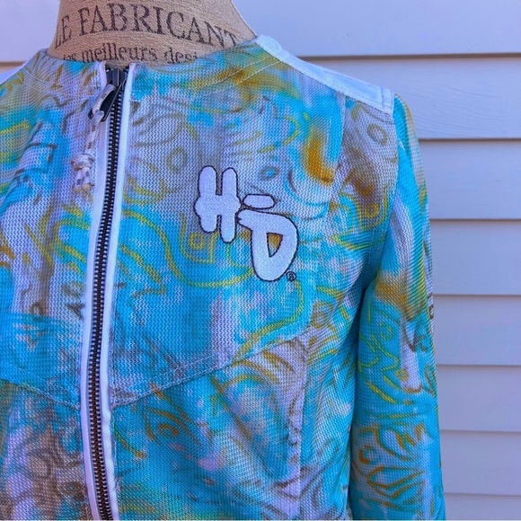 HARLEY-DAVIDSON Los Cabos White Mesh Functional Reflective Riding Jacket Sz S - Picture 5 of 16